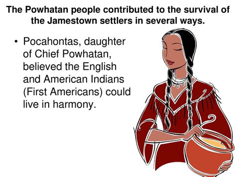 The First Settlement And The Powhatans Ppt Download