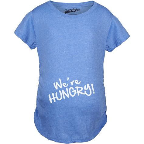 Crazy Dog T Shirts Maternity Were Hungry Funny Baby Bump Pregnancy
