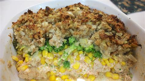 Chicken And Stuffing Casserole Easy Casserole Recipes YouTube