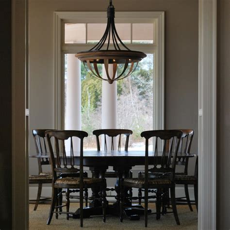 Custom Chandelier Traditional Dining Room Portland Maine By