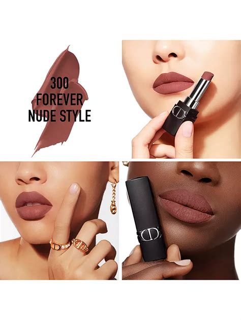 Dior Rouge Dior Forever Lipstick 300 Forever Nude Style At John Lewis