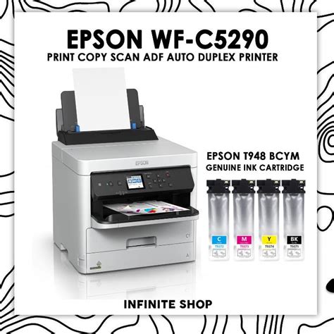 Epson Workforce Pro Wf C5290 Wi Fi Duplex Inkjet Printer Computers