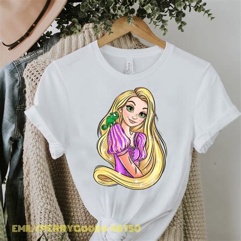 princess rapunzel pascal tangled t shirt disney shirt etsy