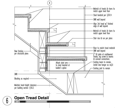 Control the plan display of stair details. Modern Transitions stair tread detail | Stairs design, Stair railing design, Railing design
