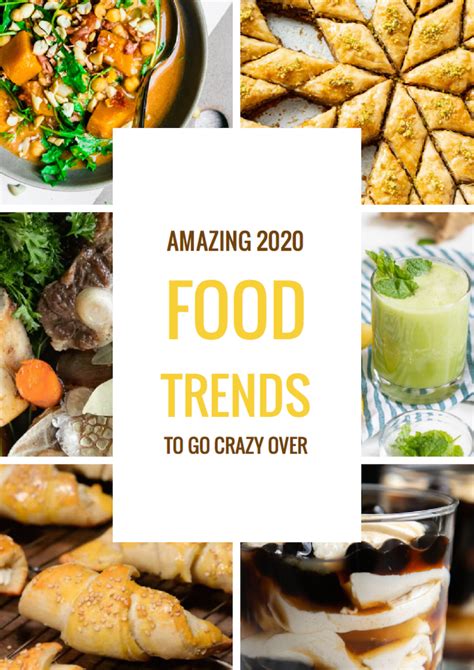 Food Is Featured In This Collage With The Words Amazing Food Trend To