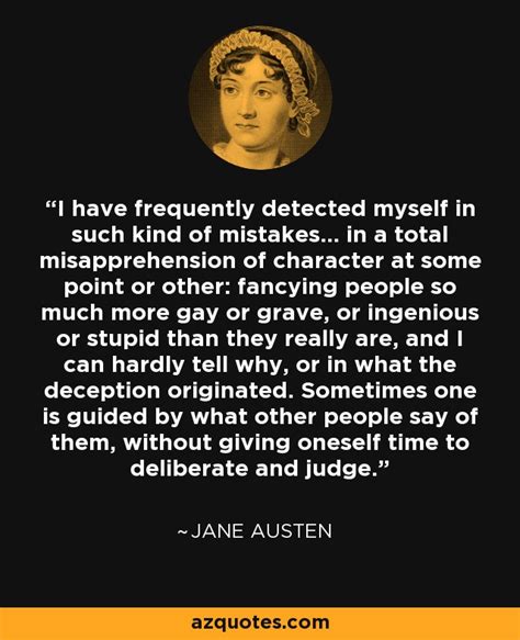Jane Austen Quote I Have Frequently Detected Myself In Such Kind Of
