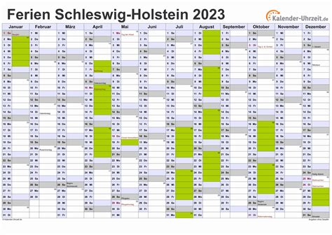 The Smartwatch 181crp Schulferien 2023 Hamburg Und Schleswig Holstein