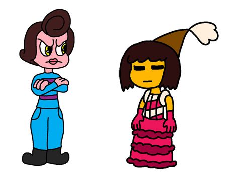 Frisk And Baroness Dress As Each Other By Blackrhinoranger On Deviantart