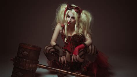 1920x1080 Harley Quinn Cosplay New Laptop Full Hd 1080p Hd