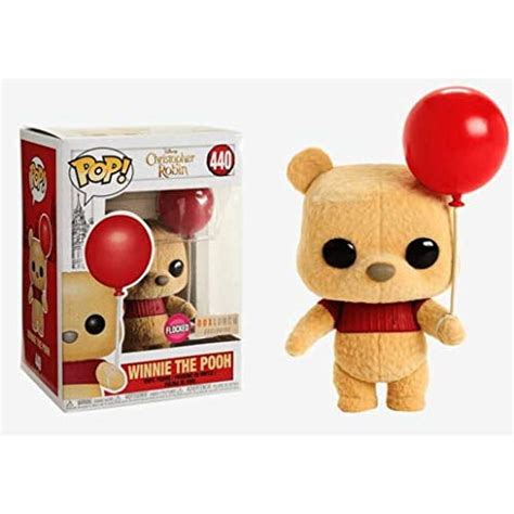 Funko Pop Christopher Robin Flocked Winnie The Pooh Holding Balloon