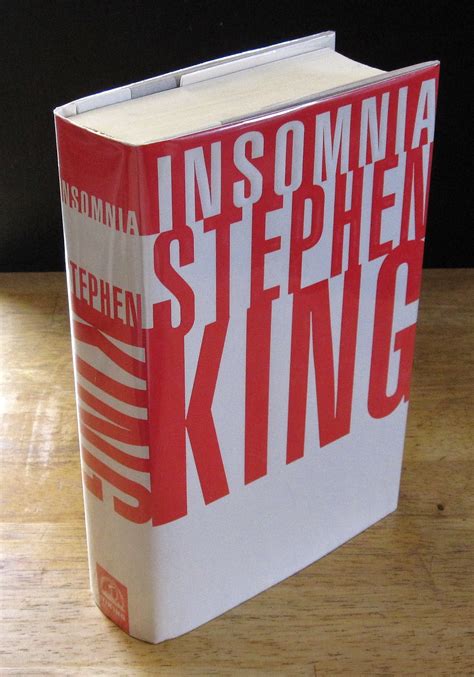 Insomnia Psa Certified Signed First Edition By King Stephen Fine
