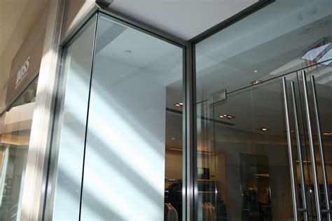 Mall Storefront Craftsmanship Allservices Frameless Glass Company