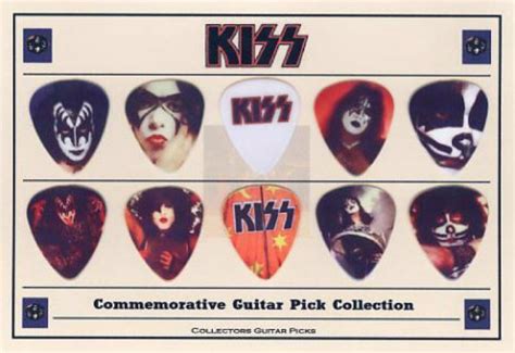 Kisscommemorative Guitar Pick Collection