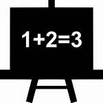 Math Icon Problem Formula Board Svg Onlinewebfonts