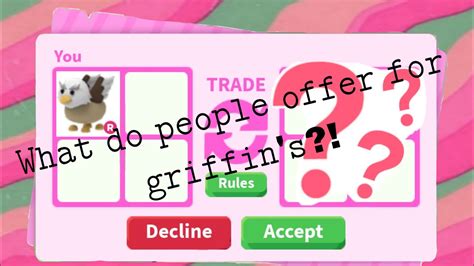 I made a neon griffin in adopt me on roblox the griffin is a legendary pet each griffin cost 600 robux and is a legendary pet. *SHORT VIDEO* seeing what people will offer for my griffin ...