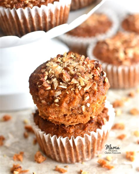 All gluten and dairy free. Paleo Carrot Cake Muffins (Gluten-Free, Dairy-Free, No ...
