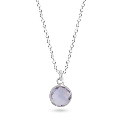 Alexandrite Gemstone June Birthstone Necklace