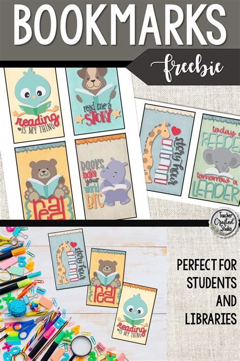 Give These Cute Printable Bookmarks To Your Kids Or Students To Help