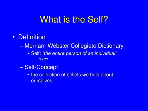 Ppt The Self Powerpoint Presentation Free Download Id1110701