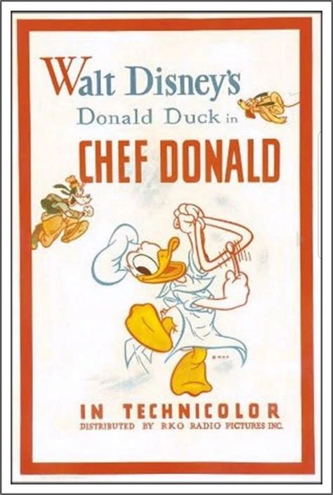 Donald Duck Chef Donald 1941 Classic Disney Movies Disney Films