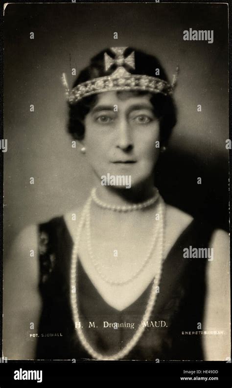 H M Dronning Maud Queen Maud Stock Photo Alamy