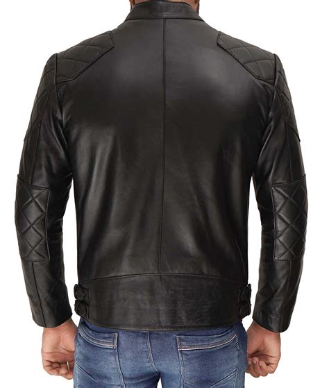 David Beckham Leather Jacket Lambskin Leather Jacket Mens