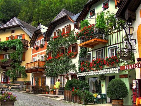 Its A Beautiful World Picturesque Village Of Sankt Gilgen In