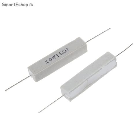 10 Watt 15 Ohm Wirewound Ceramic Cement Resistor Smarteshop