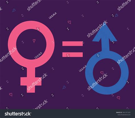 Gender Symbols Male Female Compatibility Icon Stock Vector Royalty Free 1961371207 Shutterstock