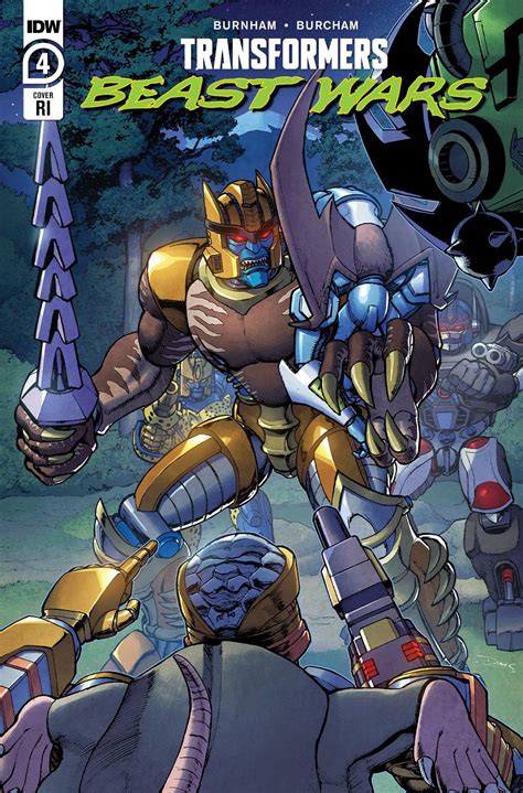 Idws Transformers Beast Wars Issue 4 Khanna Retailer Incentive Cover