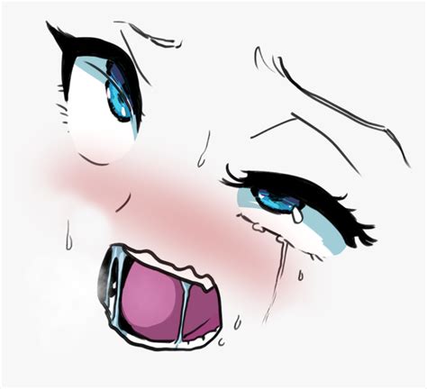 Ahegao Anime Girl Face Outline Yandere Ahegao Face Fa9