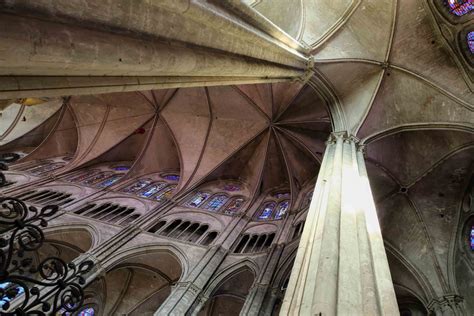 Clerestory And Triforium At The Bourges Cathedral France A Unique