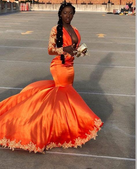 Pin By Poppin ️ Girl🌶 Chey🉐 On Prom Dresses Orange Prom Dresses Prom