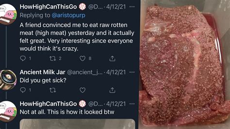 People Are Now Eating Raw Rotten Meat Trying To Get High
