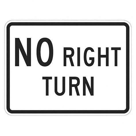 18 In X 24 In Nominal Sign Size Aluminum Traffic Sign 449k72t1