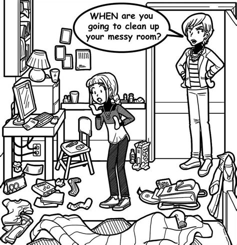 Messy room of the teenager. I HATE CLEANING MY ROOM!!!! - Dork Diaries