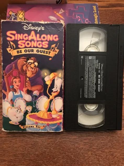 DISNEY SING ALONG Songs Be Our Guest Volume 10 VHS EUR 5 87