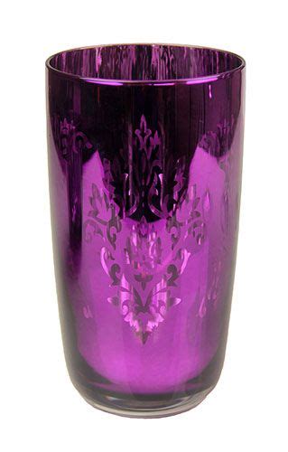 Metallic Purple Drinking Glass Last One Purple Drinking Glasses Purple Glass Purple