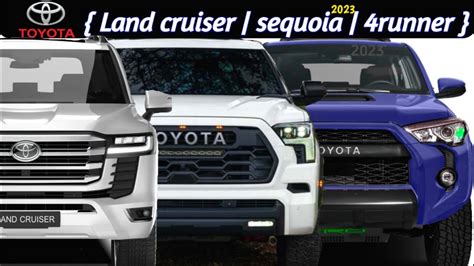 Toyota Land Cruiser 2022 Vs Sequoia 2023 Vs 4runner 2022 Suv Battle