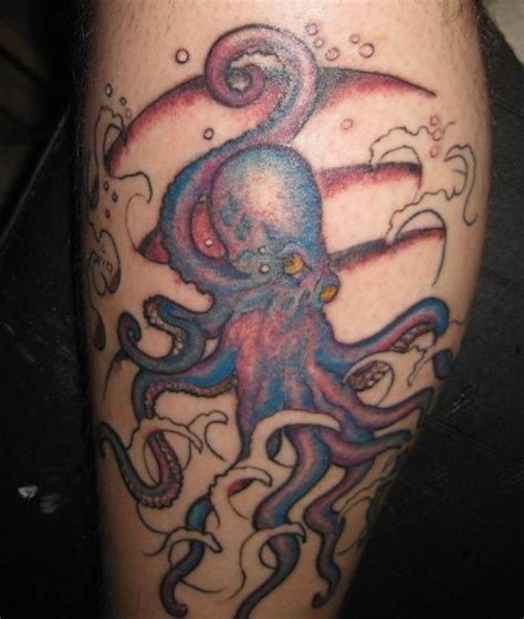 23 Octopus Tattoos On Calf