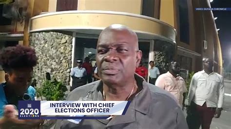 Interview With Chief Elections Officer Of The Guyana Elections