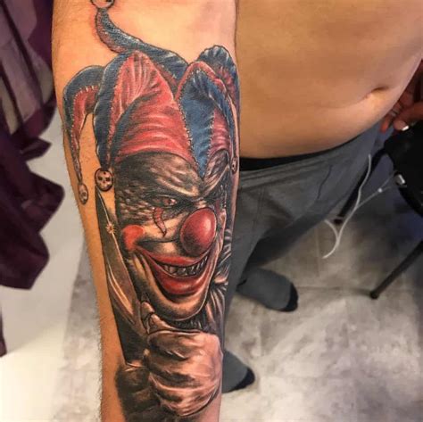 Evil Clown Tattoos Explained Origins Meanings And More
