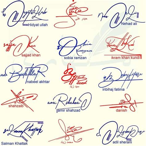 Handwritten Signature New Collection Signatures Handwriting