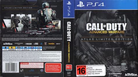 Call Of Duty Advanced Warfare Atlas Limited Edition Dvd Cover 2014 Ps4