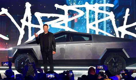 Cruisin Elon Tesla Boss Musk Takes Cybertruck For A Spin Silicon Valley