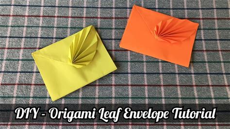 Diy Origami Leaf Envelope Tutorial By Rishwa Vora Youtube