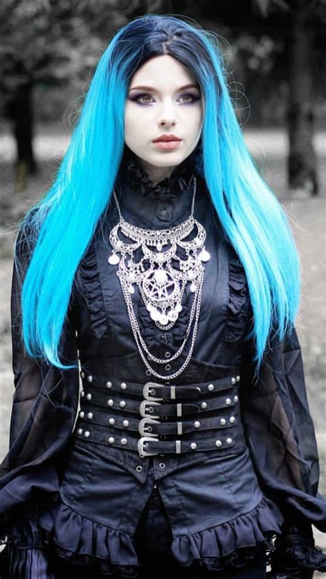 Great Goth Fashion Beautiful Elaborate Goth Necklace Awesome Goth Girl Graceful Goth Fashion