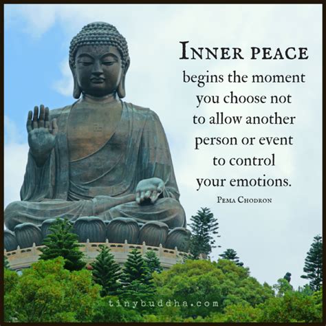 Inner Peace Begins When Tiny Buddha Yoga Quotes Wise Quotes Great Quotes Zen Quotes