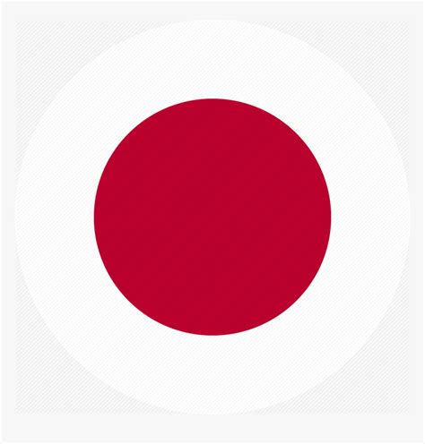 Japan Flag Png Circle Transparent Png Kindpng