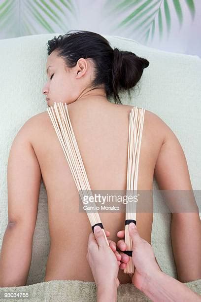 Bamboo Massage Photos And Premium High Res Pictures Getty Images